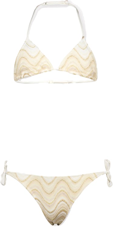 MC2 Saint Barth MC2 Saint Barth Kinder Meisjes Zwemkleding In Goud