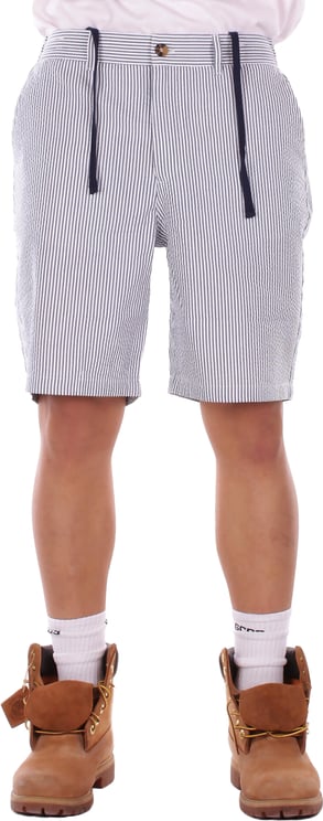 MC2 Saint Barth Shorts Bianco Grigio