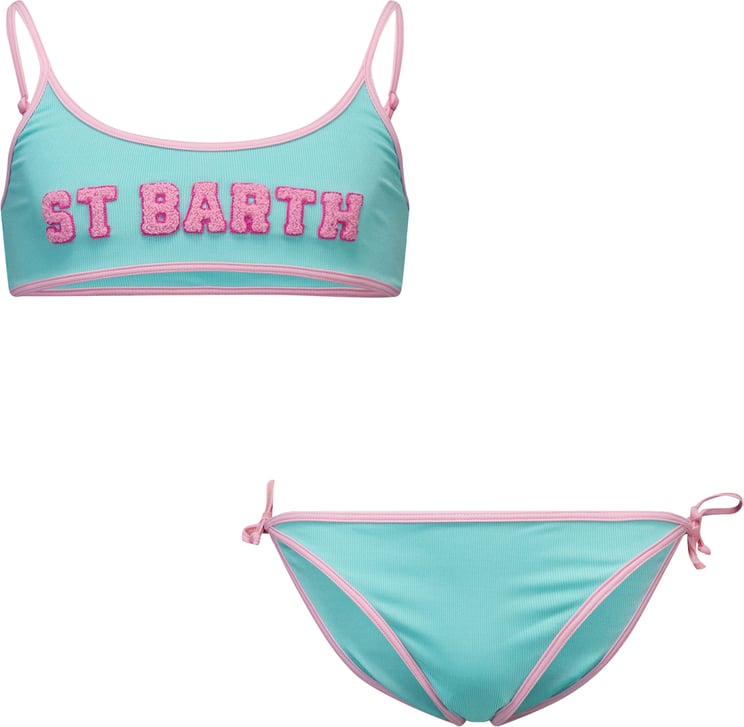 MC2 Saint Barth MC2 Saint Barth Kinder Meisjes Zwemkleding In Mint
