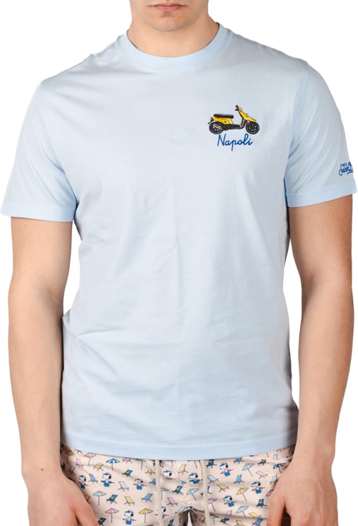 MC2 Saint Barth T-Shirts And Polos Celeste