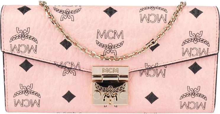 MCM MCM Monogram Visetos Patricia Wallet On Chain Crossbody Bag