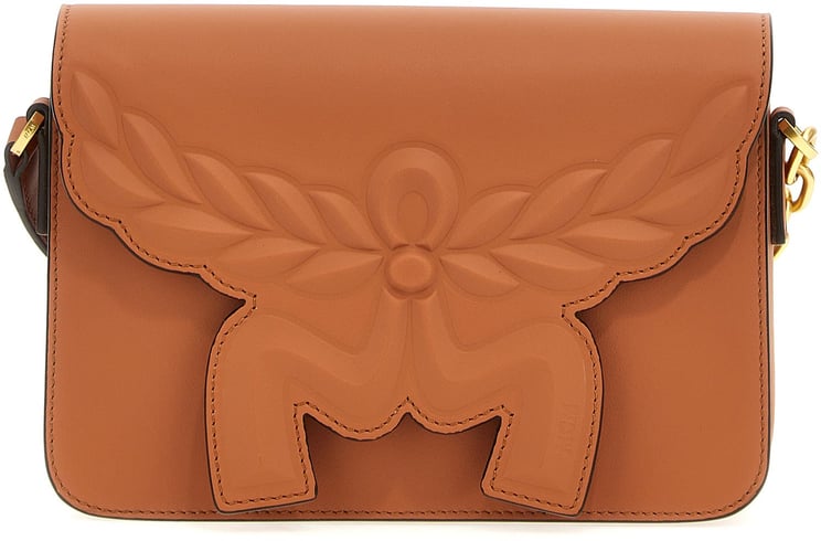 MCM MCM Brown Calfskin Crossbody Bag