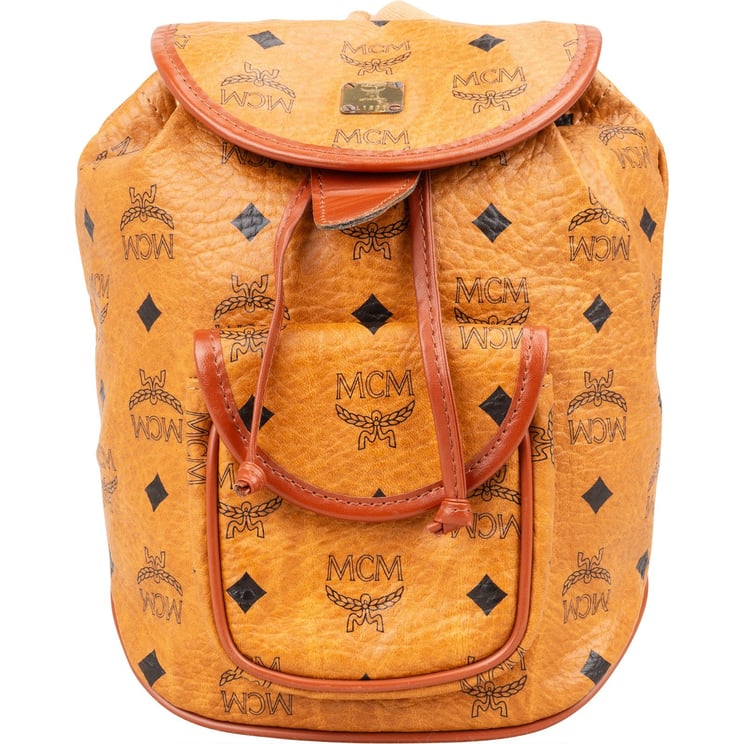 MCM MCM Monogram Visetos Drawstring Backpack