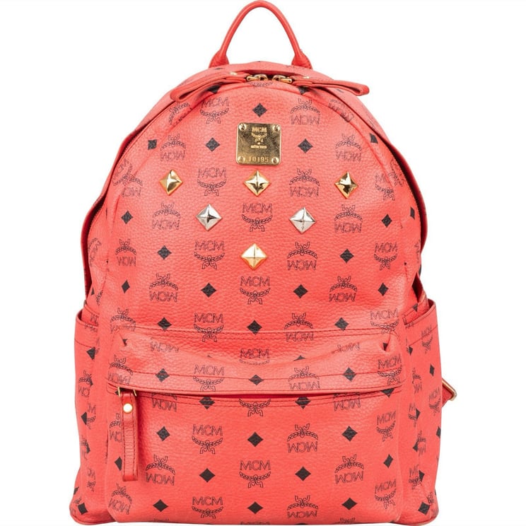 MCM MCM Visetos Monogram Stark Studded Backpack