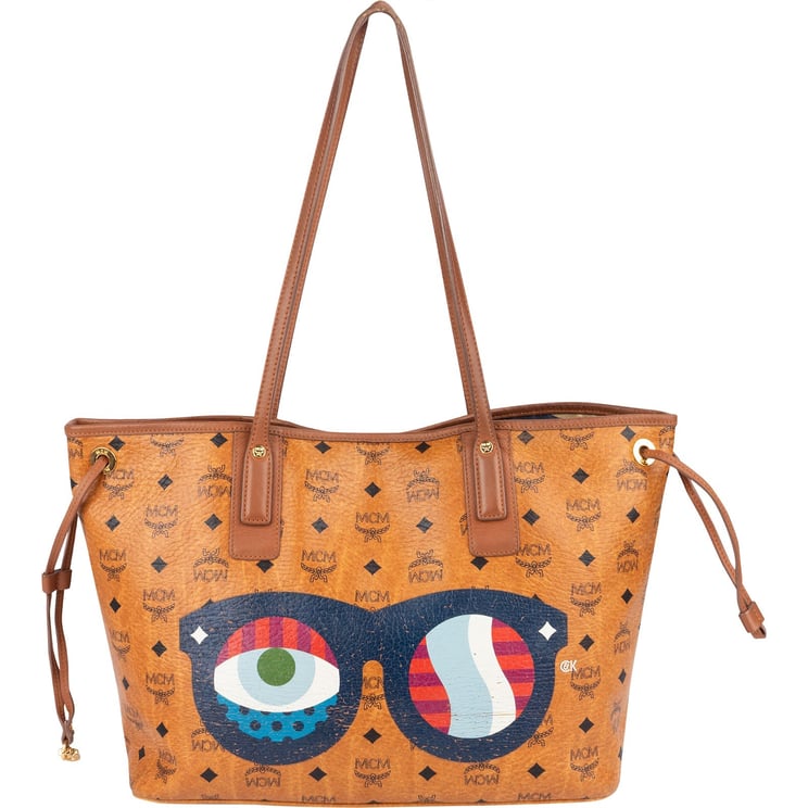 MCM MCM Monogram Visetos Limited Craig & Karl Eyes On The Horizon Liz Shopper Shoulder Bag