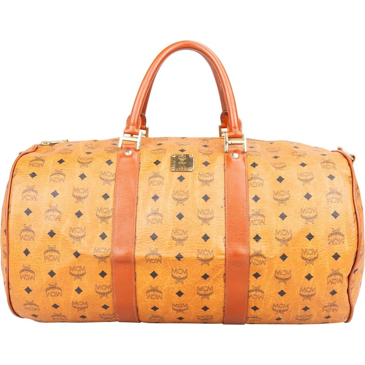 MCM MCM Monogram Visetos Boston 50 Travel Bag