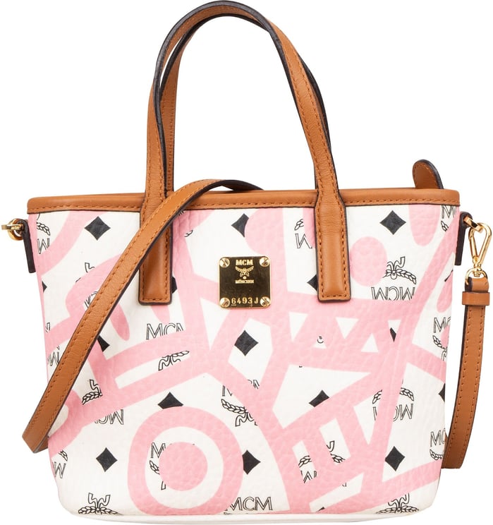 MCM MCM Monogram Visetos X Eddie King Mini Aren Handbag