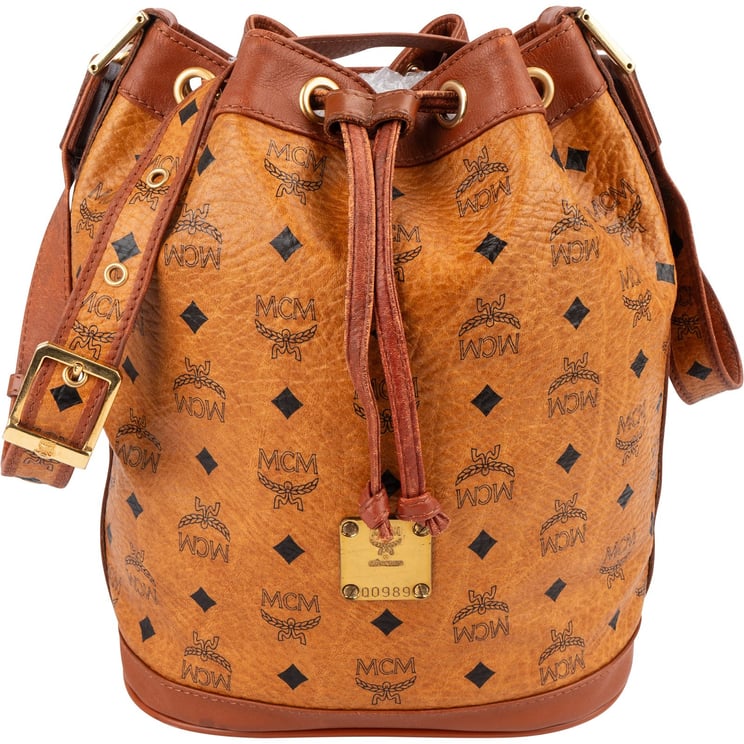 MCM MCM Monogram Visetos Drawstring Crossbody Bag