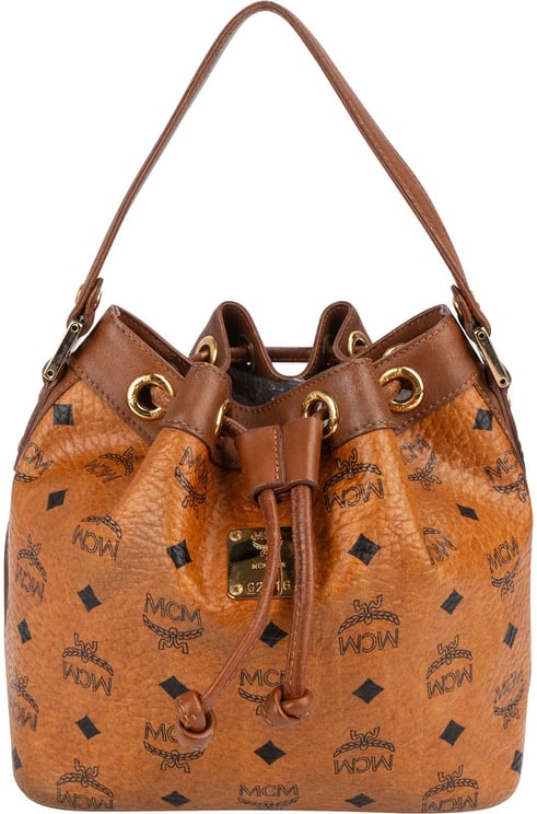 MCM MCM Monogram Visetos Drawstring Handbag