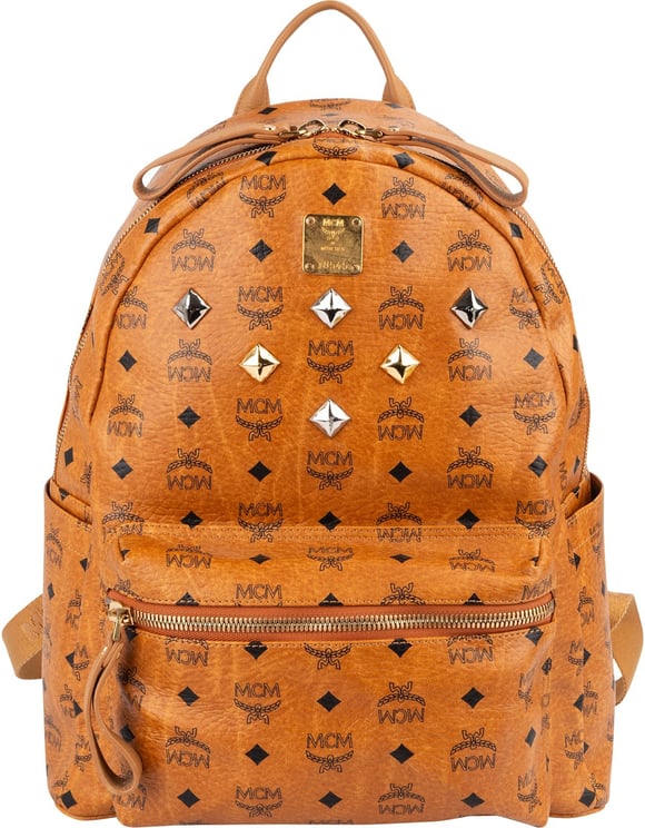 MCM MCM Monogram Visetos Studded Backpack