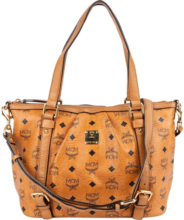 MCM MCM Monogram Visetos Satchel Handbag
