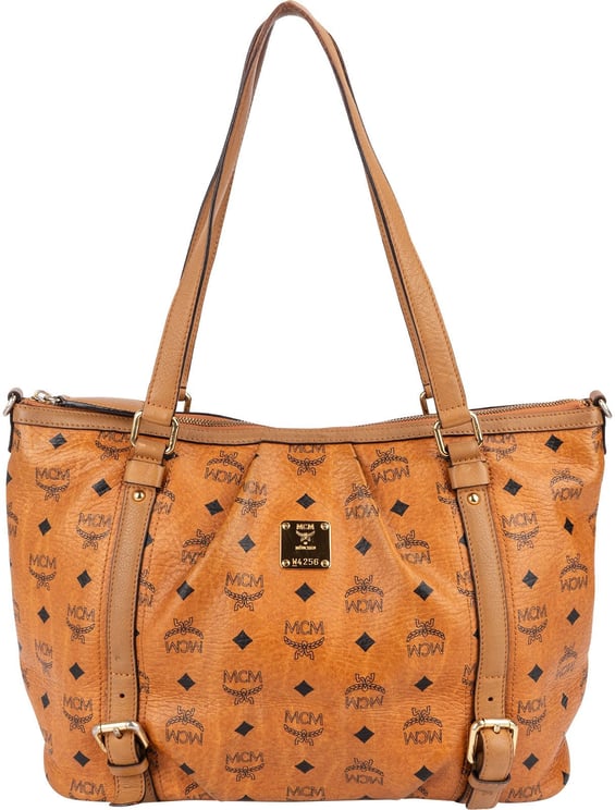 MCM MCM Monogram Visetos Satchel Handbag