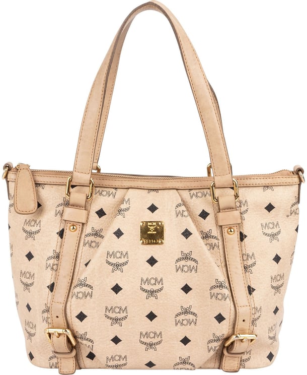 MCM MCM Monogram Visetos Satchel Handbag
