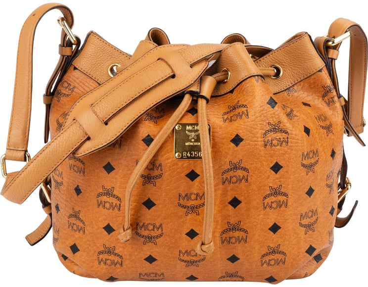MCM MCM Monogram Visetos Drawstring Dessau Crossbody Bag