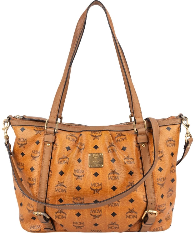 MCM MCM Monogram Visetos Satchel Shoulder Bag