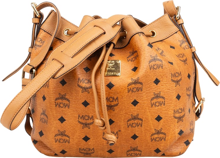 MCM MCM Monogram Visetos Dessau Drawstring Crossbody Bag