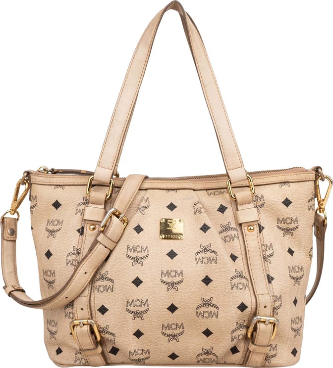 MCM MCM Monogram Visetos Shopper Tote Shoulder Bag