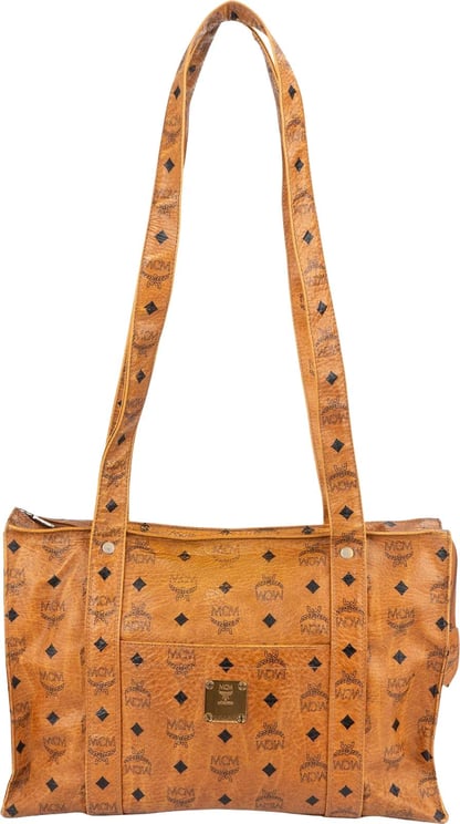 MCM MCM Monogram Visetos Tote Shoulder Bag