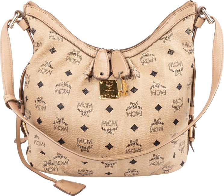 MCM MCM Monogram Visetos Hobo Shoulder Crossbody Bag