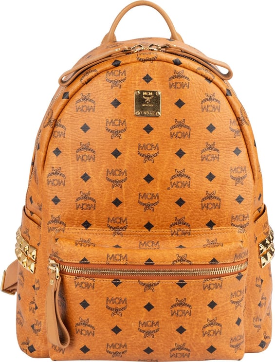 MCM MCM Monogram Visetos Stark Studded Backpack