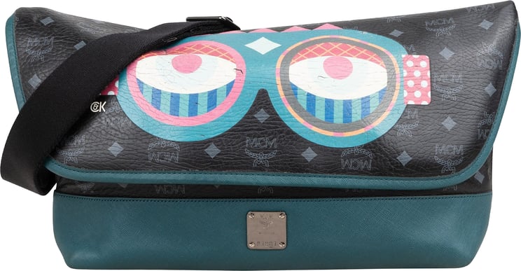 MCM MCM Monogram Visetos Craig & Karl Eyes on the Horizon Messenger Crossbody Bag