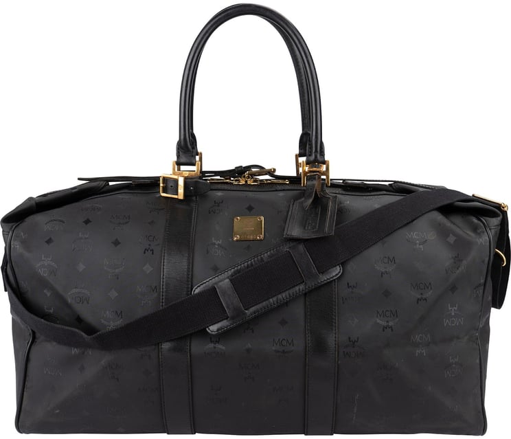 MCM MCM Monogram Nylon Visetos Weekender 55 Travel Bag