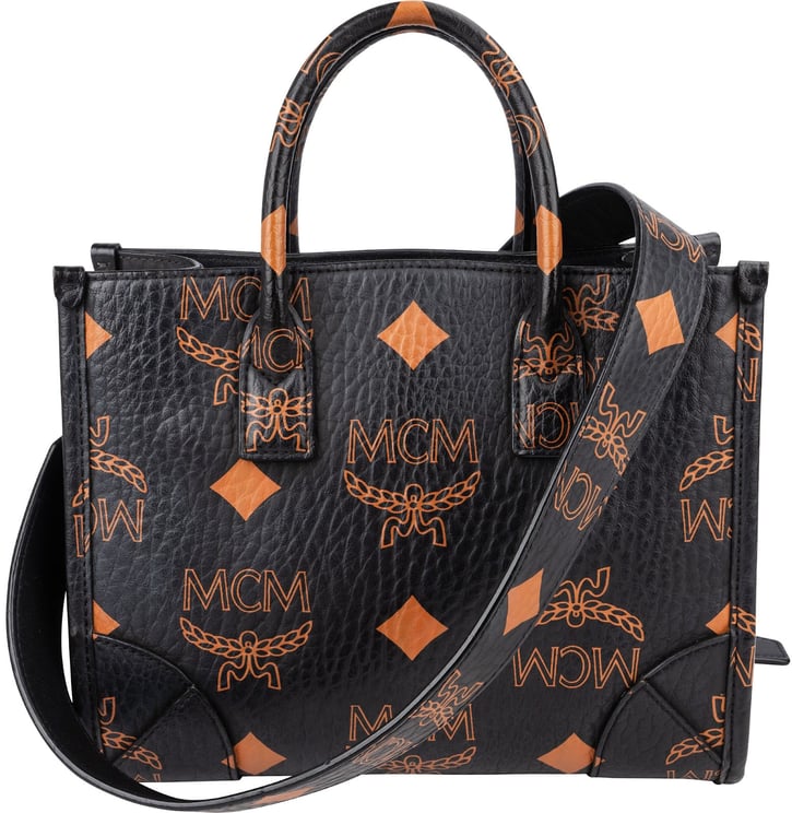 MCM MCM Monogram Aren Mini Tote in Visetos Handbag