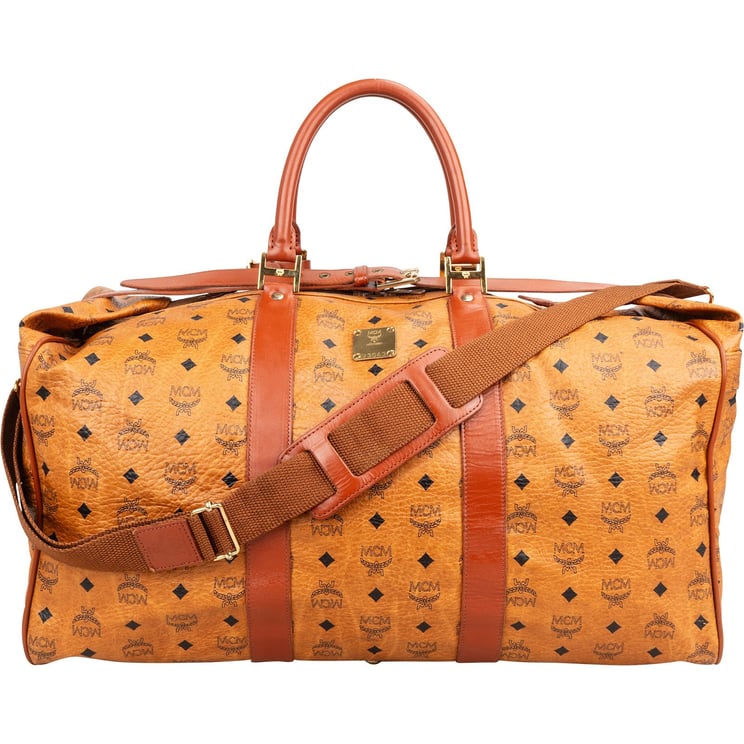 MCM MCM Monogram Visetos Weekender Boston 55 Travel Bag