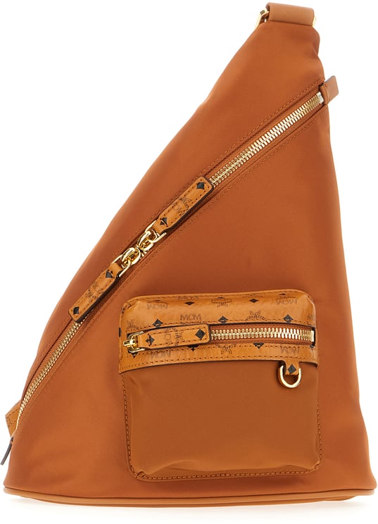 MCM Mcm Caramel nylon belt bag