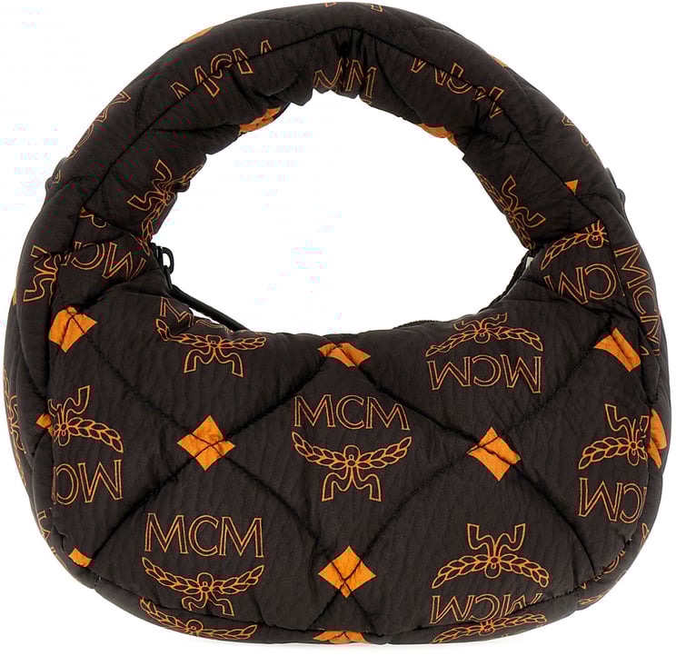 MCM Mcm Printed nylon mini Aren handbag