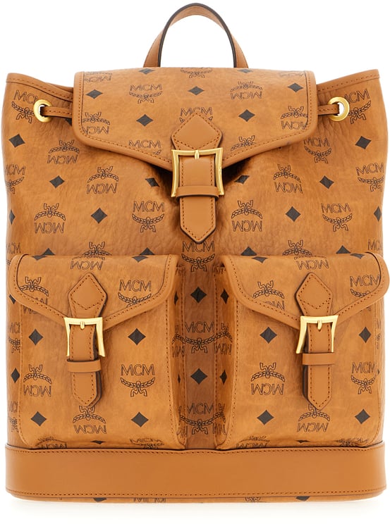 MCM Mcm Printed canvas backpack