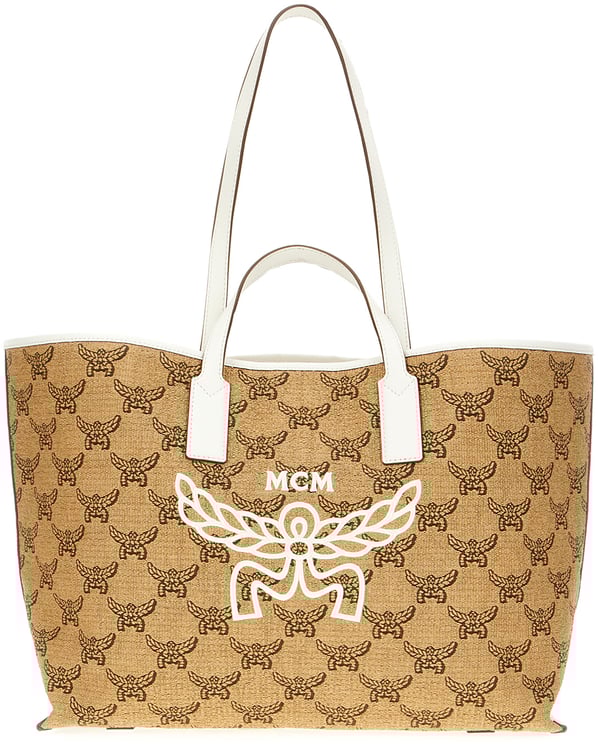 MCM Mcm Printed synthetic leather shopping bag