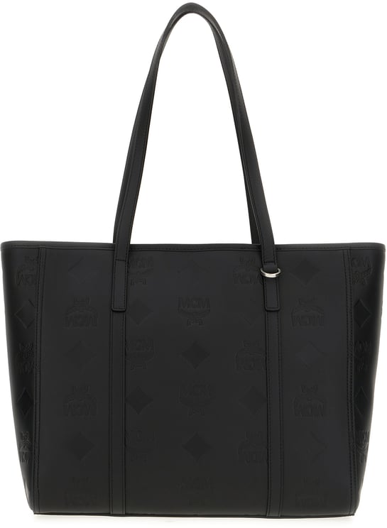 MCM Mcm Black leather Toni shopping bag