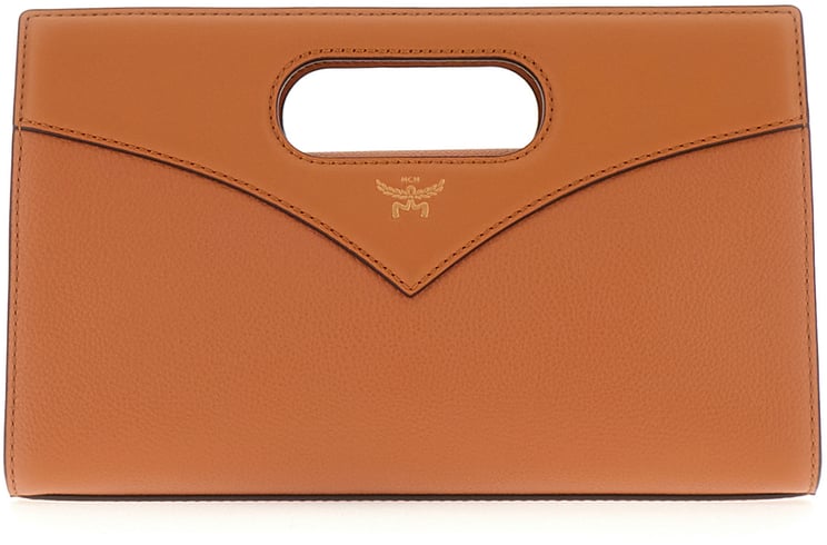 MCM Mcm Caramel leather Diamond small handbag