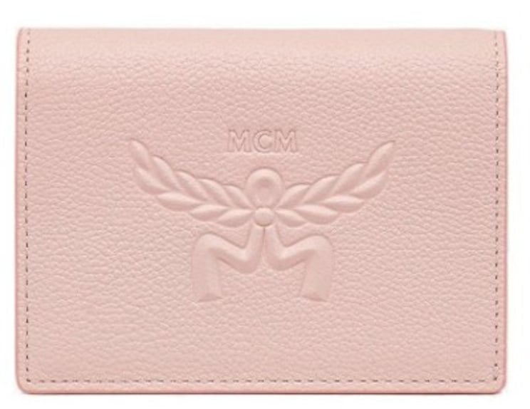 MCM Embossed Leather Wallet