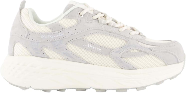 Mercer Amsterdam Mercer Dames The Re-Run Max Suede Grijs sneakers