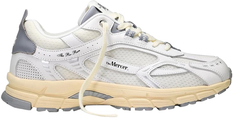 Mercer Amsterdam Dames The Re-Run Vintage Wit/Grijs