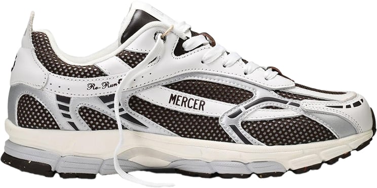 Mercer Amsterdam Heren The Re-Run White Silver Grijs