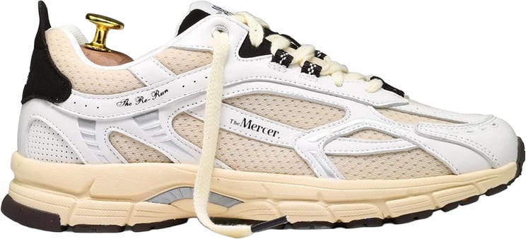 Mercer Amsterdam Dames Re-Run Vintage Sneaker Wit