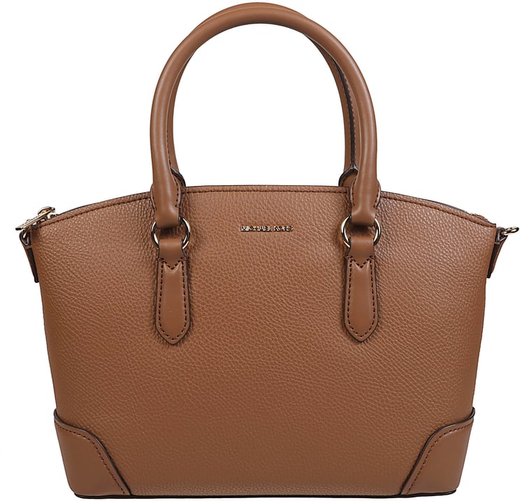Michael Kors Medium Murphy Dome Satchel Bag Brown
