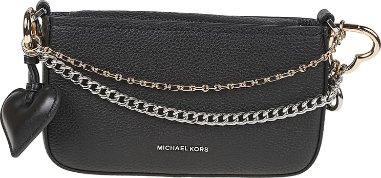 Michael Kors Small Bryant Convertible Crossbody Pouchette Bag Black