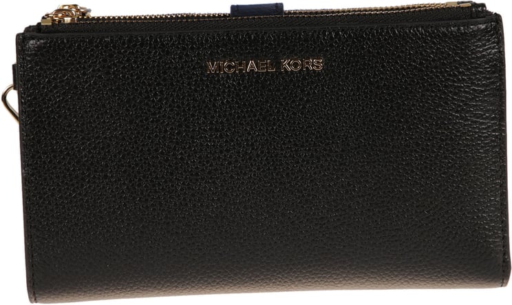 Michael Kors Double Zip Wristlet Wallet Black