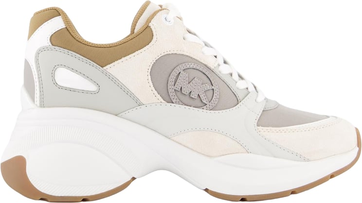 Michael Kors Dames Zuma Sneaker Wit/Beige
