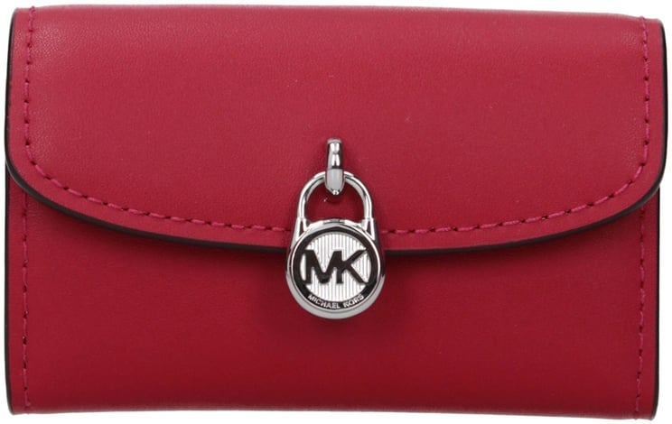 Michael Kors Michael Kors Red Leather Wallet