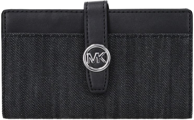 Michael Kors Michael Kors Black Fabric Wallet