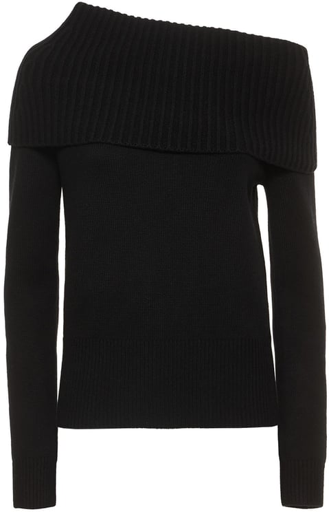 Michael Kors Black sweater with one shoulder bare