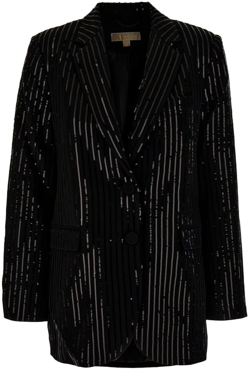 Michael Kors Michael Kors Black triacetate blend blazer