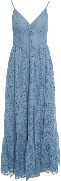 Michael Kors Lace maxi dress with floral pattern