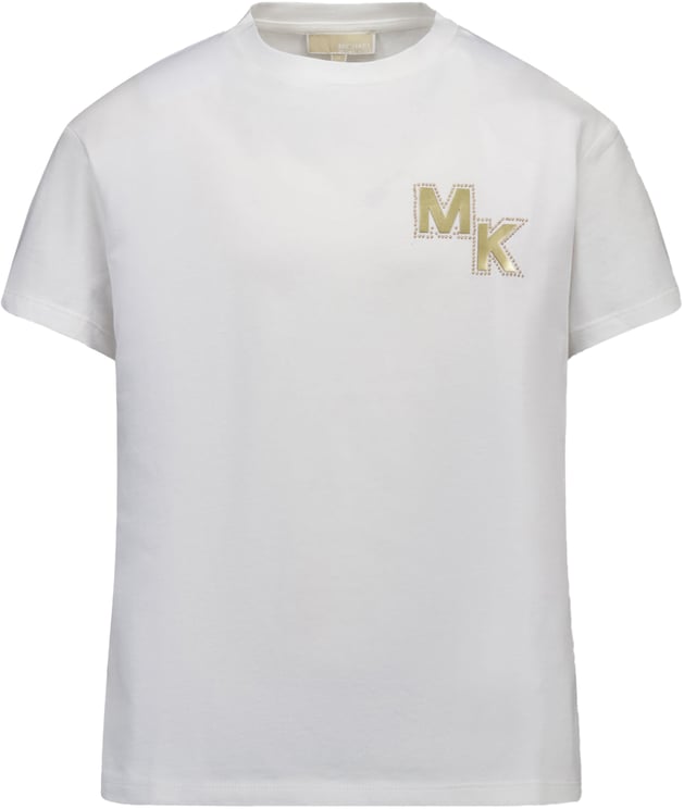 Michael Kors Michael Kors Kinder Meisjes T-Shirt In Off White