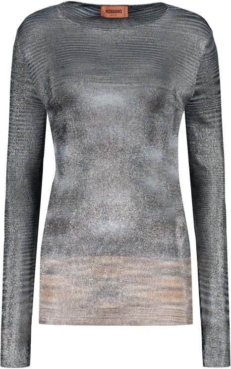 Missoni Knitted viscosa-blend top